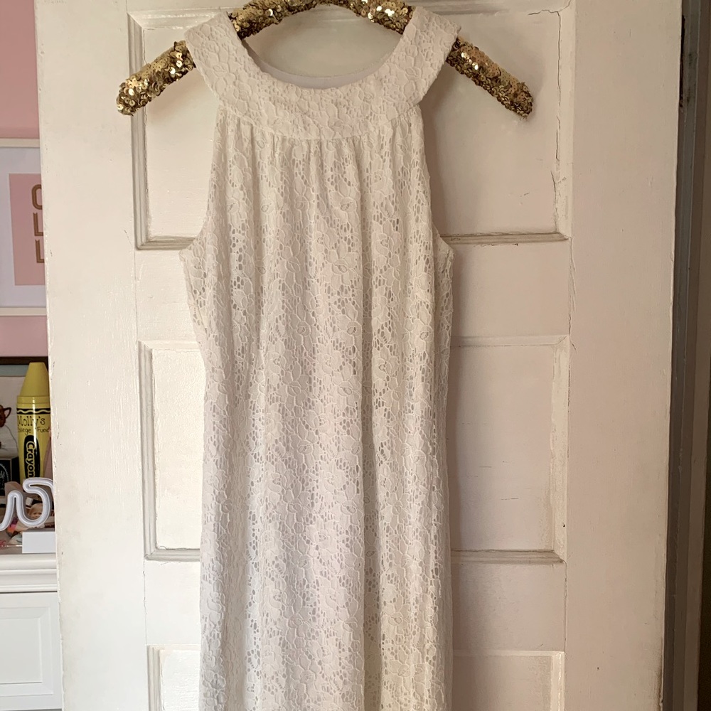Laundry White Lace Dress